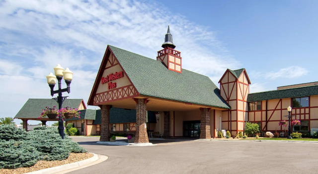 Кровать в общем номере Best Western Plus New Ulm