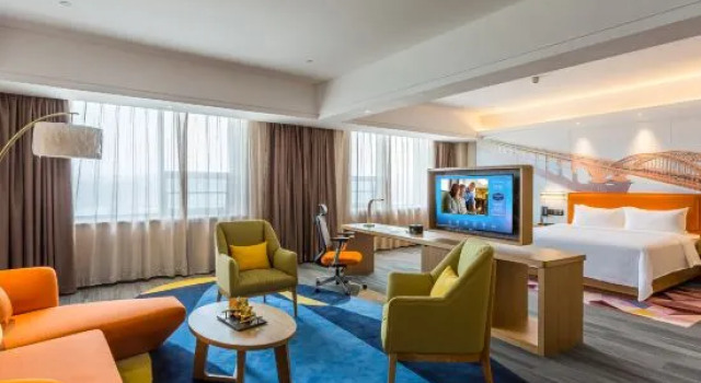 Семейный тент с видом на реку Hampton by Hilton Shiyan Yunyang