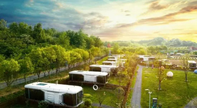 Капсула Yangzi Yunfan Hongshan Campsite