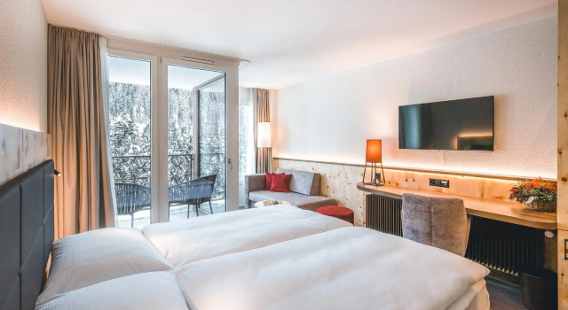 Двухместный номер Superior Hotel Laudinella