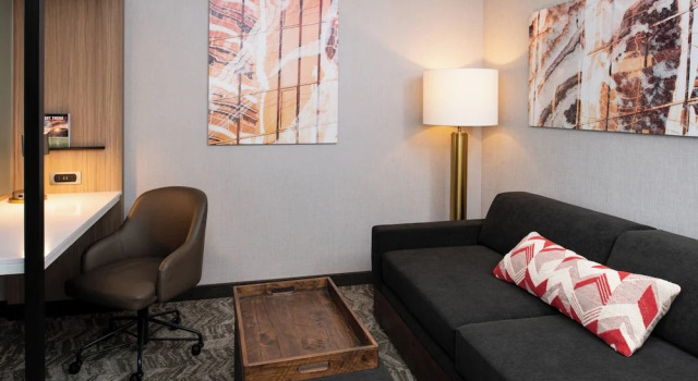 Двухместный люкс c 1 комнатой SpringHill Suites by Marriott Kansas City Northeast