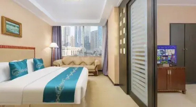 Четырёхместный семейный люкс Premium с 2 комнатами Xuyuan Hotel