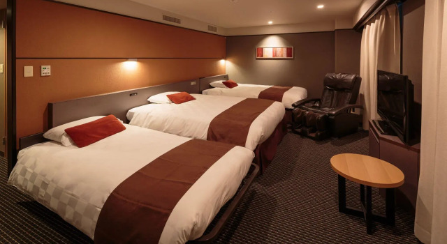Трёхместный номер Superior Matsuyama Tokyu REI Hotel