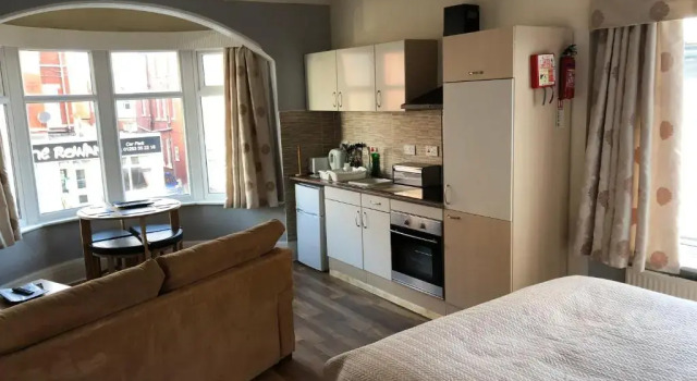 Студия с видом на море San Remo Apartments Blackpool