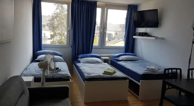 Студия Economy Apartment in Köln / Cologne mit allem drum und dran