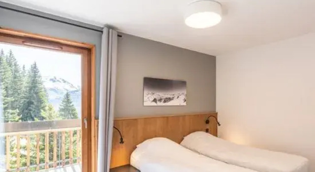 Кровать в общем номере Résidence Vacancéole - Les Ecrins dAuris