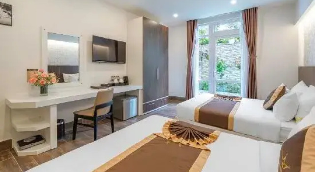 Семейный номер Deluxe Minh Chien Hotel