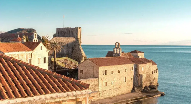 Студия с балконом R club Apartments Old Town Budva