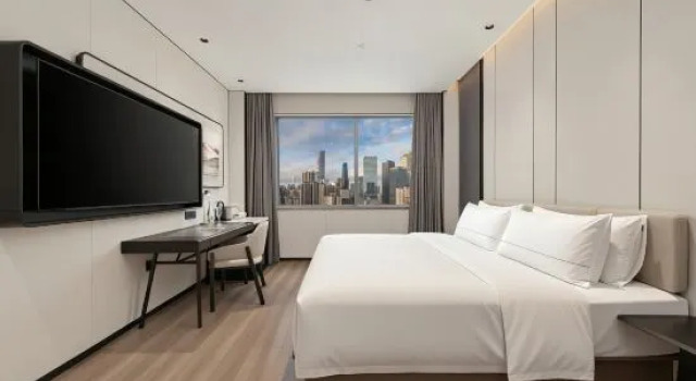 Люкс с видом на город Atour Hotel Guangzhou Zhujiang New Town Taikoo Hui