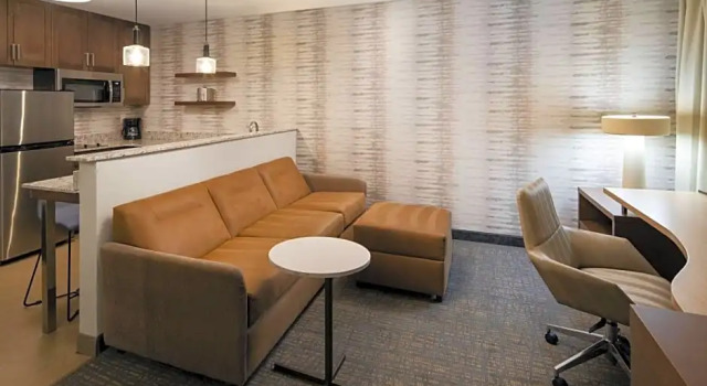 Студия с красивым видом из окна Residence Inn Walnut Creek