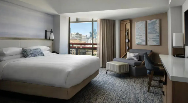 Двухместный номер Deluxe с балконом и с видом на залив Marriott Marquis San Diego Marina