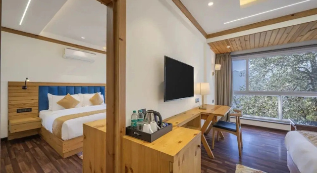 Клубный номер Standard с красивым видом из окна Baris resort Mussoorie
