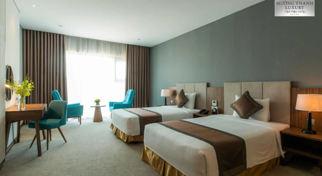 Двухместный номер Deluxe Muong Thanh Vien Trieu apartment