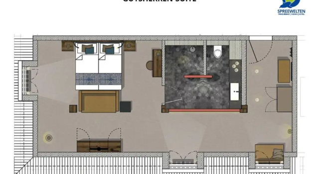 Номер Standard Spreewelten Hotel
