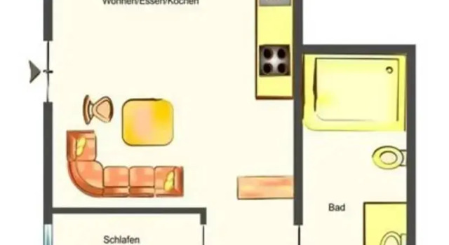 Апартаменты Ferienwohnung am Achterwasser in Lutow