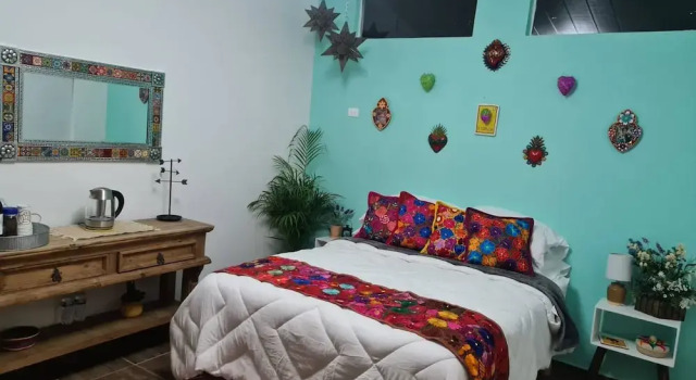 El Mezquite Hotel Mexicano Hab 1 la Catrina, Prenota Hotel Hotel a Baja California con parcheggio, Parcheggio