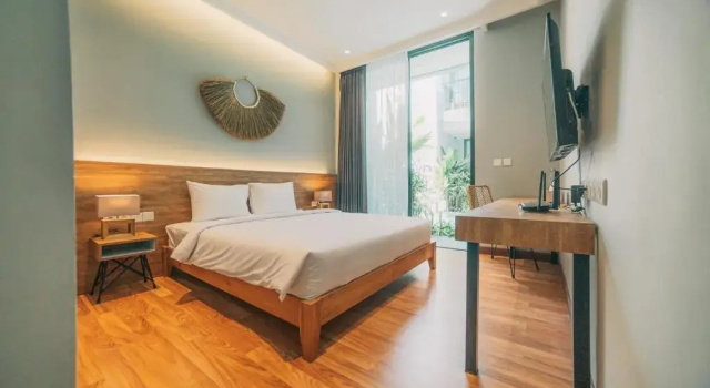 Двухместный номер Standard с видом на бассейн Bestah Coliving