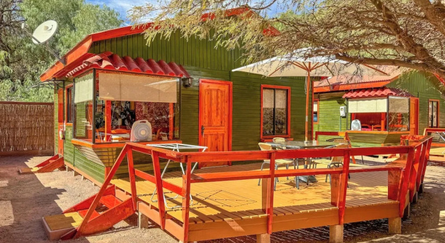 Бунгало с 2 комнатами с балконом и с видом на бассейн Lodge Ancar Atacama