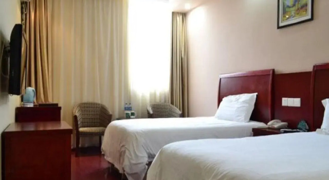 Двухместный номер Business GreenTree Inn Jiangsu Suzhou Kunshan Qiandeng Ancient Town Hotel