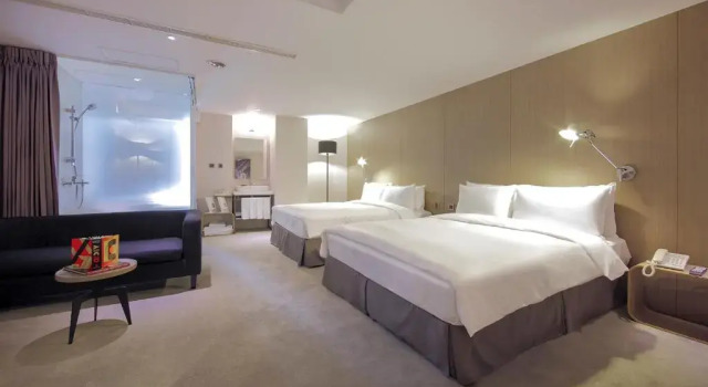 Luksusowy czteroosobowy pokój Hotelday Taichung