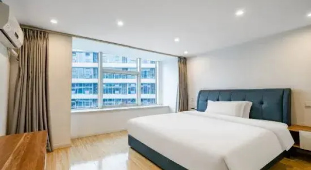 Двухместный люкс Dingshiju Apartment Hotel, National Exhibition and Convention Center, Hongqiao Station, Shanghai