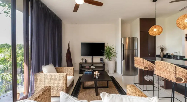Cozy Studio in La Veleta Tulum with Gym and Pool, Rezervasyon Otel Tulum havuzlu oteller, Yüzme Havuzu