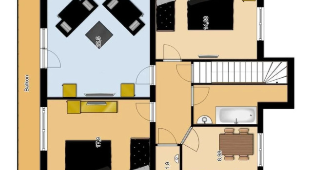 Appartement Popelka
