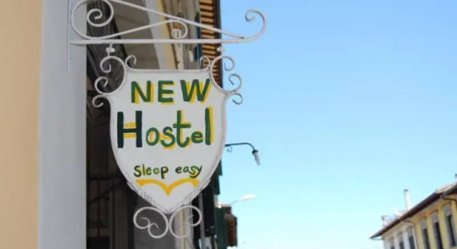 Кровать в общем номере New Hostel Florence