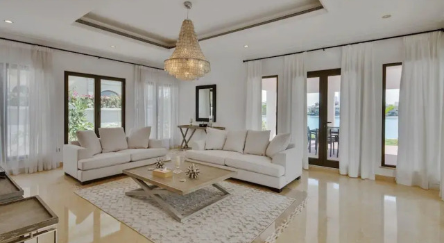 5 Villa w Private Pool Beach on Palm Jumeirah, Забронировать Вилла Пальма Джумейра Дубай, рядом с Пляж Насими