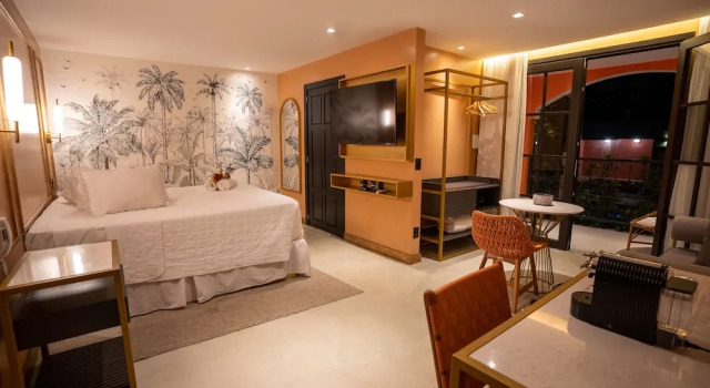 Люкс с видом на бассейн Exótica Boutique Hotel