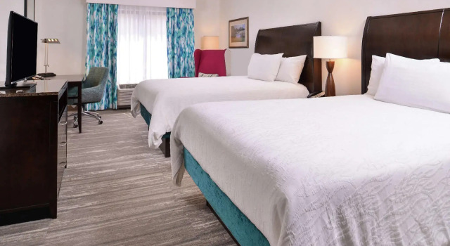 Четырёхместный номер Standard Hilton Garden Inn Jacksonville Downtown Southbank