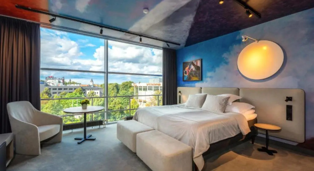 Двухместный номер Deluxe Art Hotel Pallas by Tartuhotels