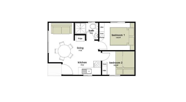Номер Standard с 2 комнатами Alivio Tourist Park Canberra