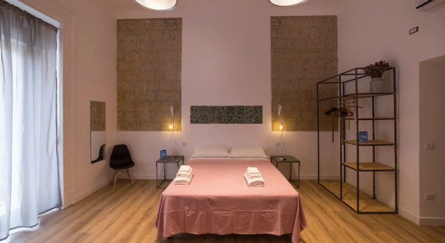 Четырёхместный номер Deluxe с балконом Borgo Vergini Garden B&B