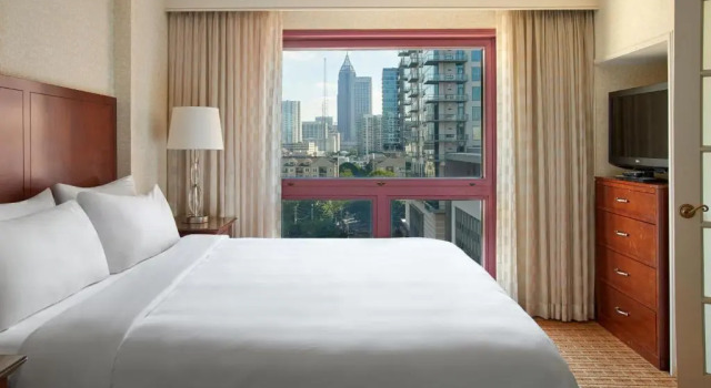 Двухместный люкс c 1 комнатой Atlanta Marriott Suites Midtown