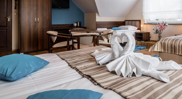 Трёхместный номер Standard с балконом Hotel Smile Pieniny