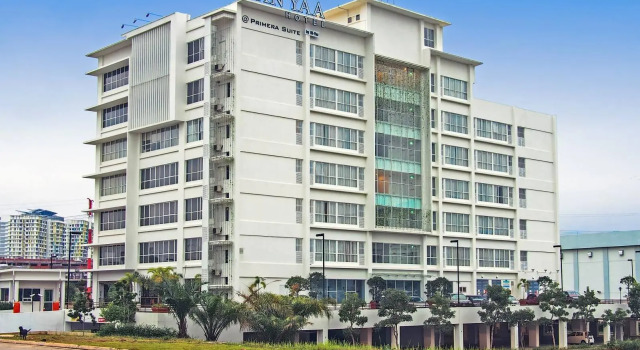 Кровать в общем номере Hotel Primera Suite Cyberjaya
