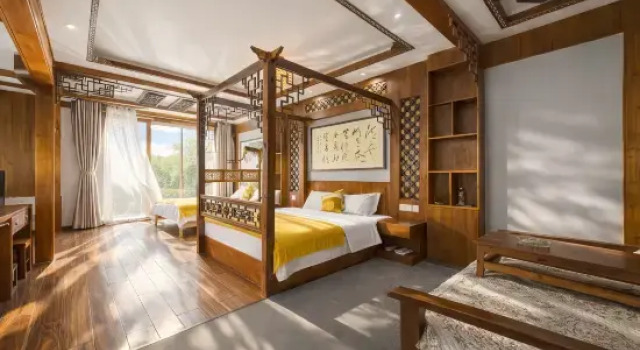 Люкс Blossom in Dreams · 360° Sky Garden · Cloud & Star Tide · Vista Guxian Light Luxury Guesthouse