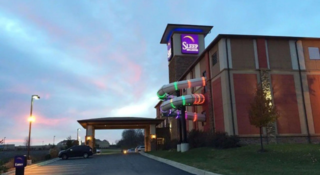 Кровать в общем номере Sleep Inn & Suites Liberty - Kansas City