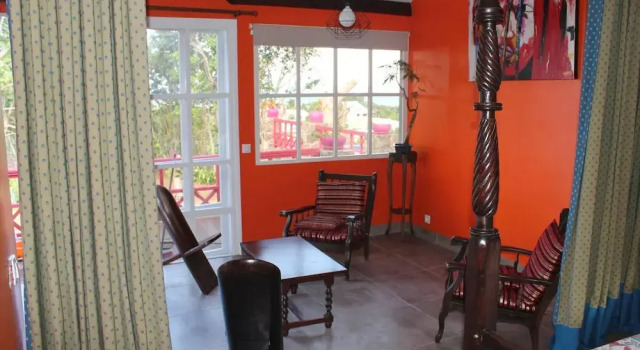 Bungalow With one Bedroom in Ste Rose, With Wonderful sea View, Pool A, Rezerwuj Dom wakacyjny Hotele w Basse-Terre z parkingiem, Parking