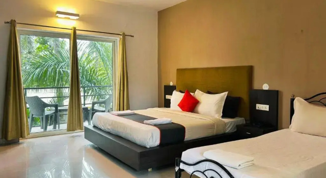 Номер Deluxe FabHotel Bay Breeze - 800M From Morjim Beach