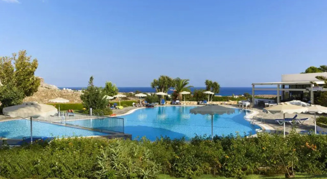 Семейные апартаменты с видом на море Ville Di Lindos
