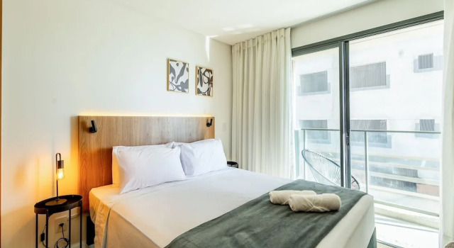 Апартаменты Studios With Side Sea View at Penha Spot PSO - L