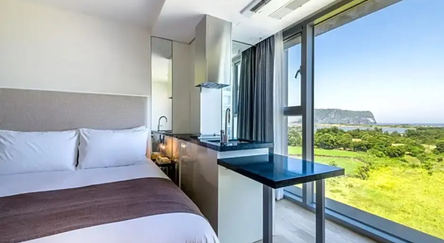 Двухместный номер Deluxe с видом на море Brownsuites Jeju