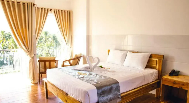Двухместный номер Deluxe с балконом и с видом на море Mui Ne Beach Hotel