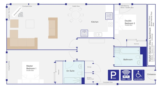 Апартаменты Luxury Stylish Garden View Apartment