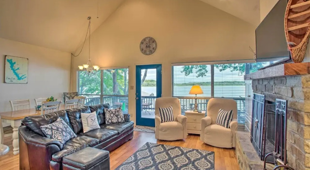 Private Dock & Fire Pit: Cedar Creek Lake Home