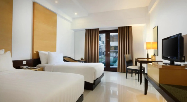 Deluxe Twin room Hotel Santika Premiere Malang