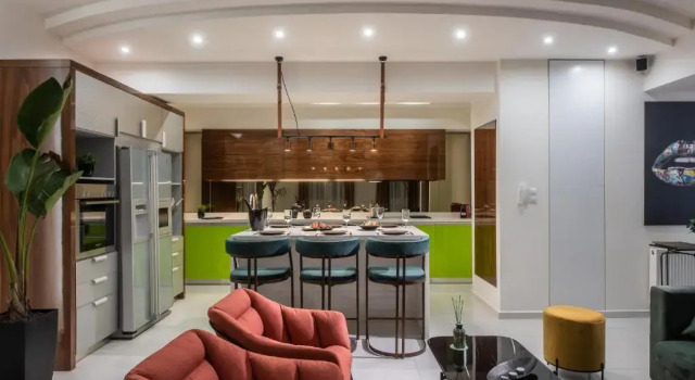 Maison De Mare, 4BR Central Luxury Beach Residence, Rezerwuj Hotel Hotele w Retimno z parkingiem, Parking