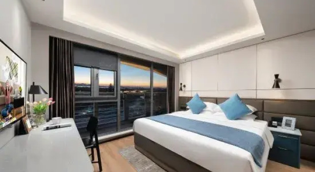 Люкс с 2 комнатами с видом на озеро Citadines Yunlong Lake Xuzhou